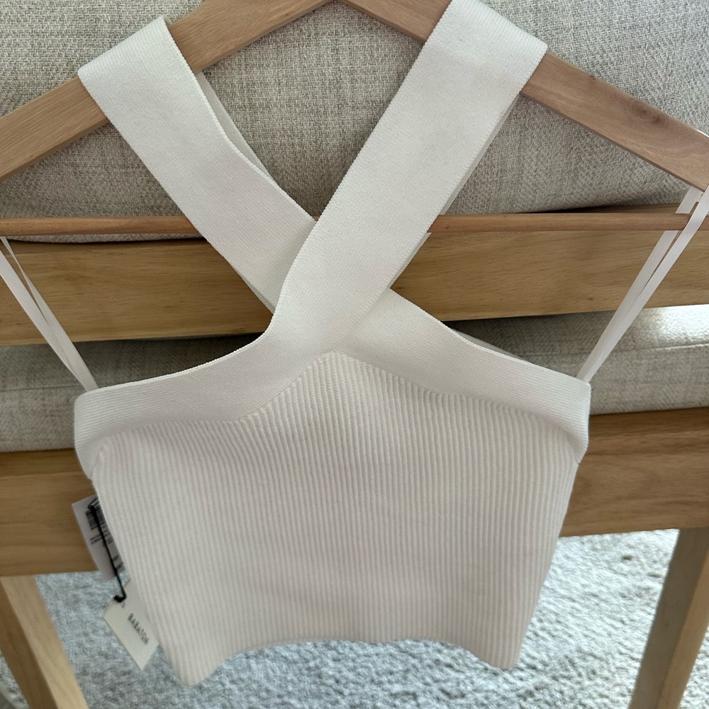 ARITZIA Sculpt Knit Cross Top
